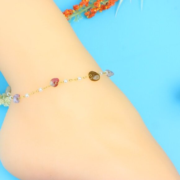 Elegant Handmade Anklet – Perfect for Women & Girls | Ideal Gift Option, DYC1784 - Picture 3 of 10